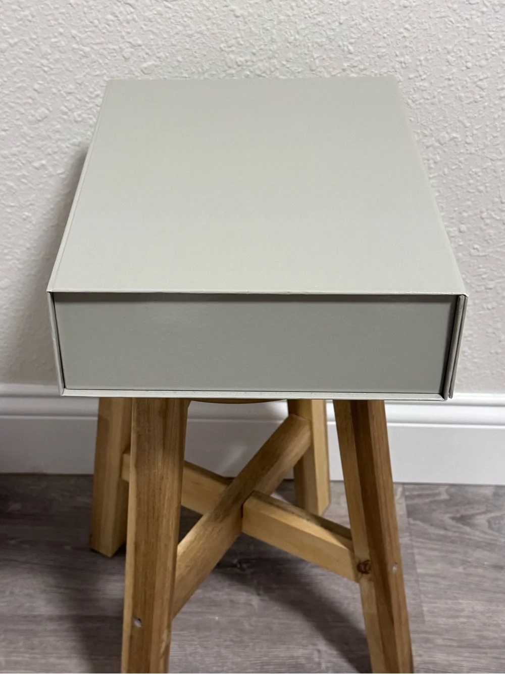 HAY Denmark Minimalist Grey Box Medium Magnetic Storage Organizer EUC